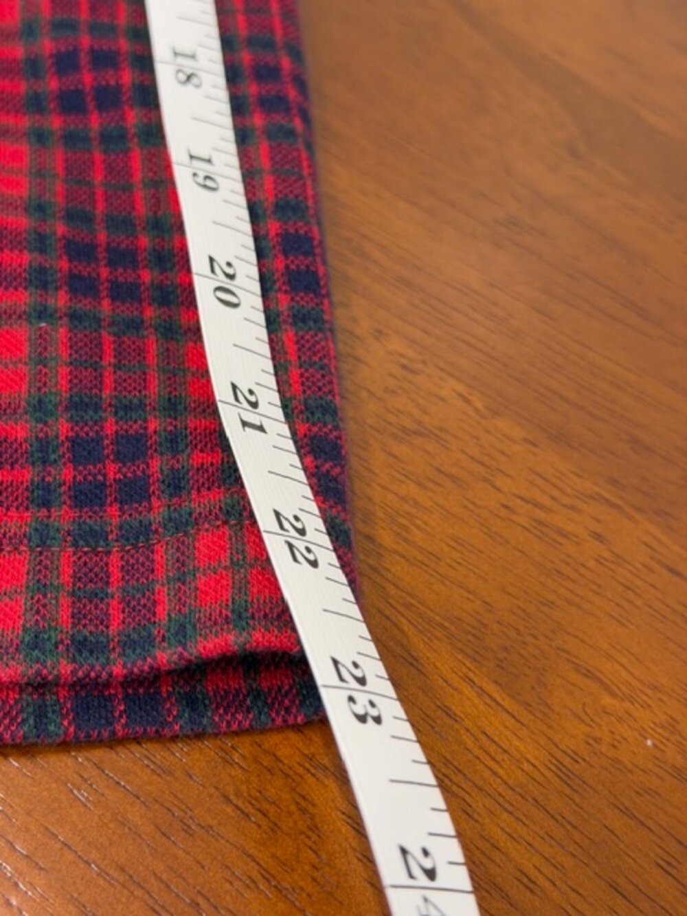 Land’s End Plaid Red Zipper Cotton Top Size L. - Picture 13 of 13